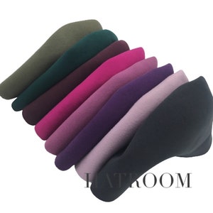 Set di 6 pezzi di corpi per cappelli a cono in feltro di lana per modisteria e creazione di cappelli