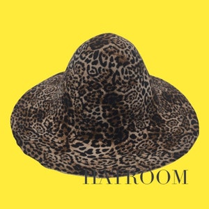 Шерстяной войлок Capelines Animal Print Высококачественные гибкие поля