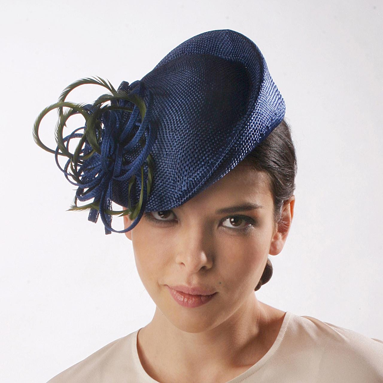 ★SCULPTOR★ Marine Pillbox Hat Navy SC25S607NA MUSINSA | SCULPTOR Marine Pillbox Hat Navy