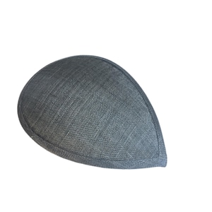 Bases para tocados de alta calidad con forma de lágrima grande para sombrerería, 23 x 16 cm (9 x 6 1/4 pulgadas) Gray