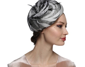 Chic stråhatt Kentucky Derby-hatt basker