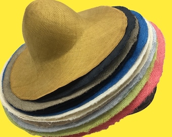 16" Grand Parasisal Hat Capelines Fine Straw for Millinery and Hat Making