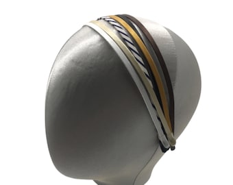 Set of 10 Metal Headband Satin Covered for Fascinators & Mini Hats - 5mm