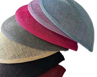 Hi-Quality Big Teardrop Fascinator Hat Bases for Millinery  9x61/4 in.(23x16cm)