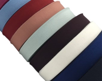 Ruban gros-grain 2,5 cm pour chapellerie et chapellerie - 0,914 m (1 yard)