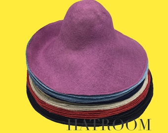 13 inch Visca Straw Capeline Hat Bodies for Millinery and Hat Making
