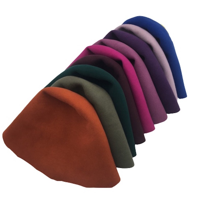 Wool Felt Cone Hat Bodies for Millinery Etsy
