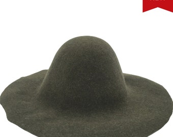 Wool Felt Capeline Melange Hat Bodies for Millinery 120 g