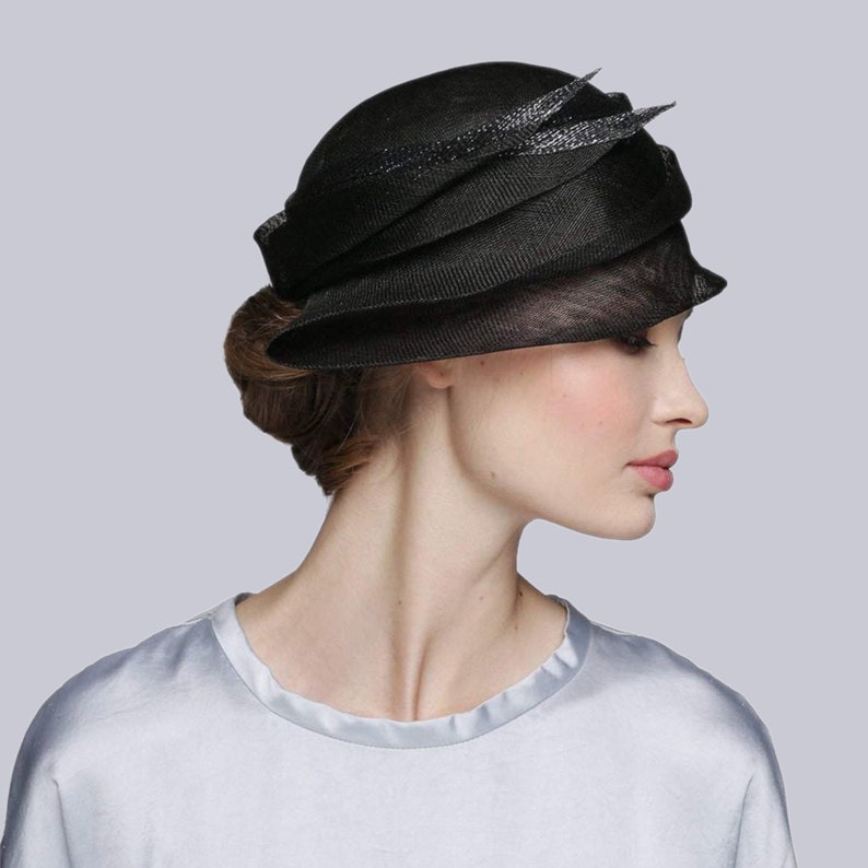 Lovely Cloche Hat of the Modern Shape Derby Church Headwear image 5