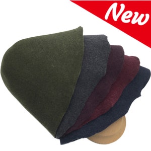Wool Felt Cone Hat Bodies Melange