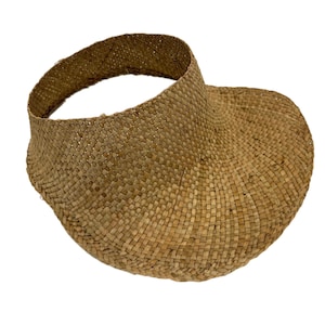 Vintage Straw Hat Visor