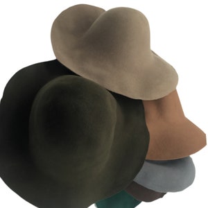 Heavy Weight Wool Felt Capeline Hat Body for Millinery