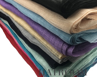 Not Stiffened Hand-Weave Sinamay Fabric for Millinery and Hat Making - 1 meter