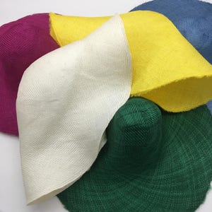 Parasisal Fine Straw Hat Capeline for Millinery Supplies and Hatmakers