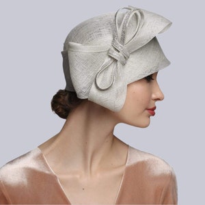 Chic Cloche Hat for Derby Church Wedding