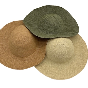 Straw Capeline Hat Bodies Diagonal Weave Paper for Millinery and Hat Making