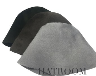 Fur Felt Hat Bodies Long-Haired Double-Side Melusine Hoods
