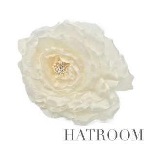 Artificial Silk Rose Flower for Millinery and Hat Making