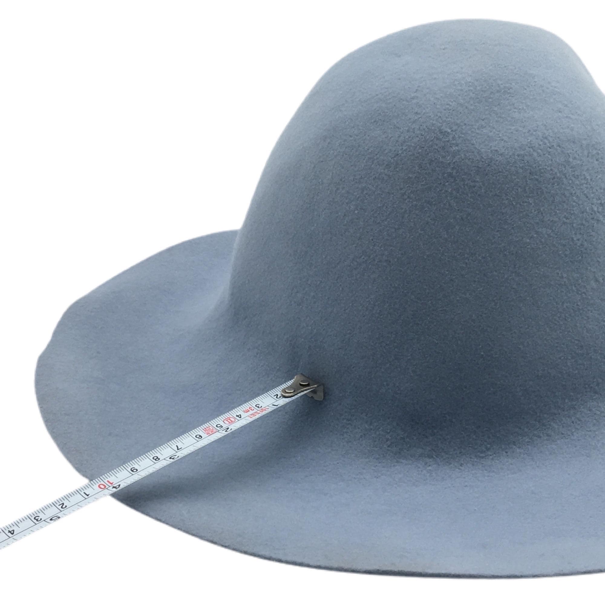 Sombrero Fedora De Ala Ancha De Lana 100% - Borges & Scott Lewis, Marrón Claro, Repelente Al Agua, Talla L
