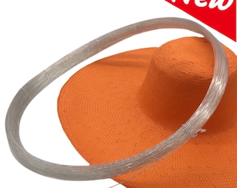 1m x 1,5mm Transparent Hat Brim Wire for Millinery