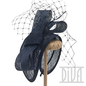 Sinamay Fascinator Headband Wedding Tea Party Cocktail Hat