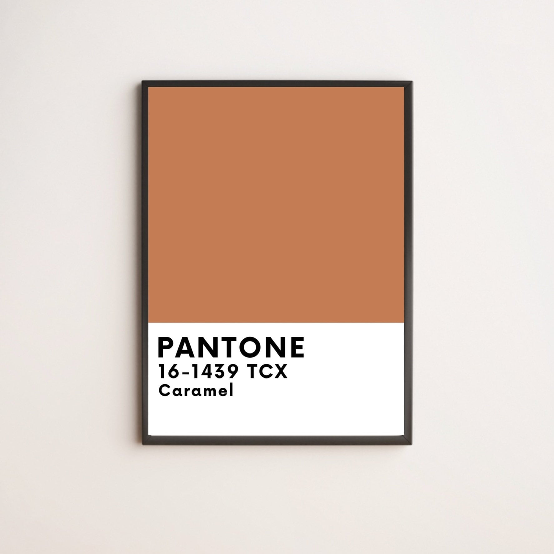 Caramel Pantone Digital Download Print Pantone Print Caramel Etsy