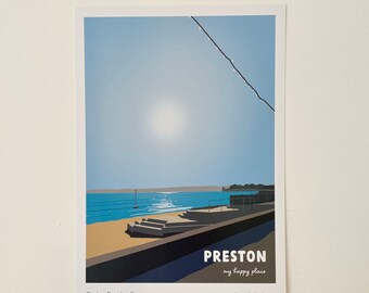 Preston Beach Print