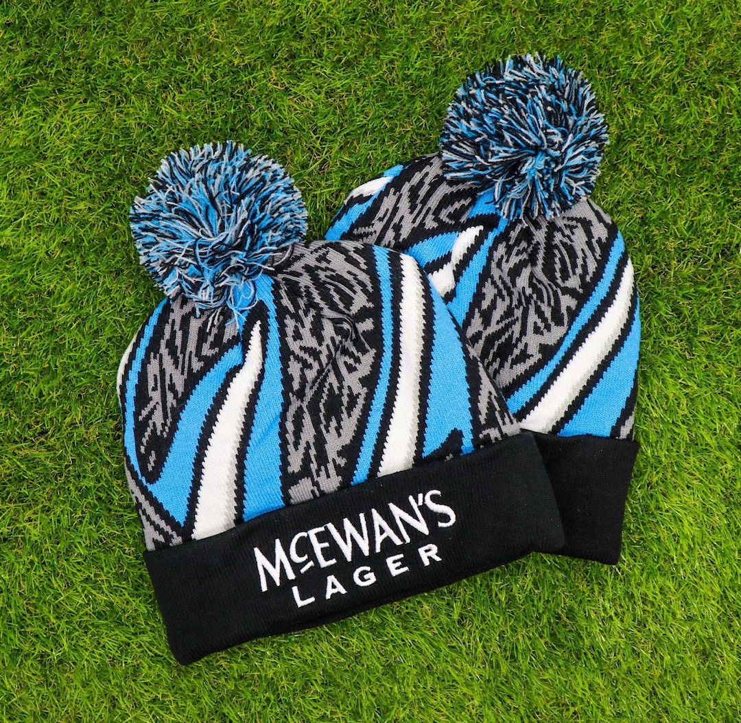 Rangers Retro 94/96 Goalkeeper Bobble Hat blue 1994/96 W/ Etsy UK