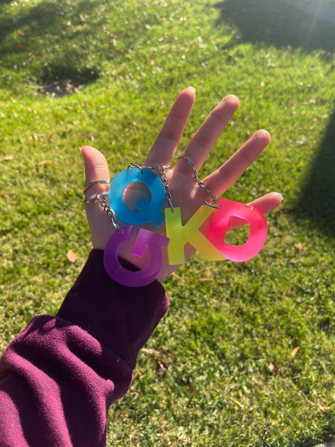 Glow in the Dark Keychain Etsy