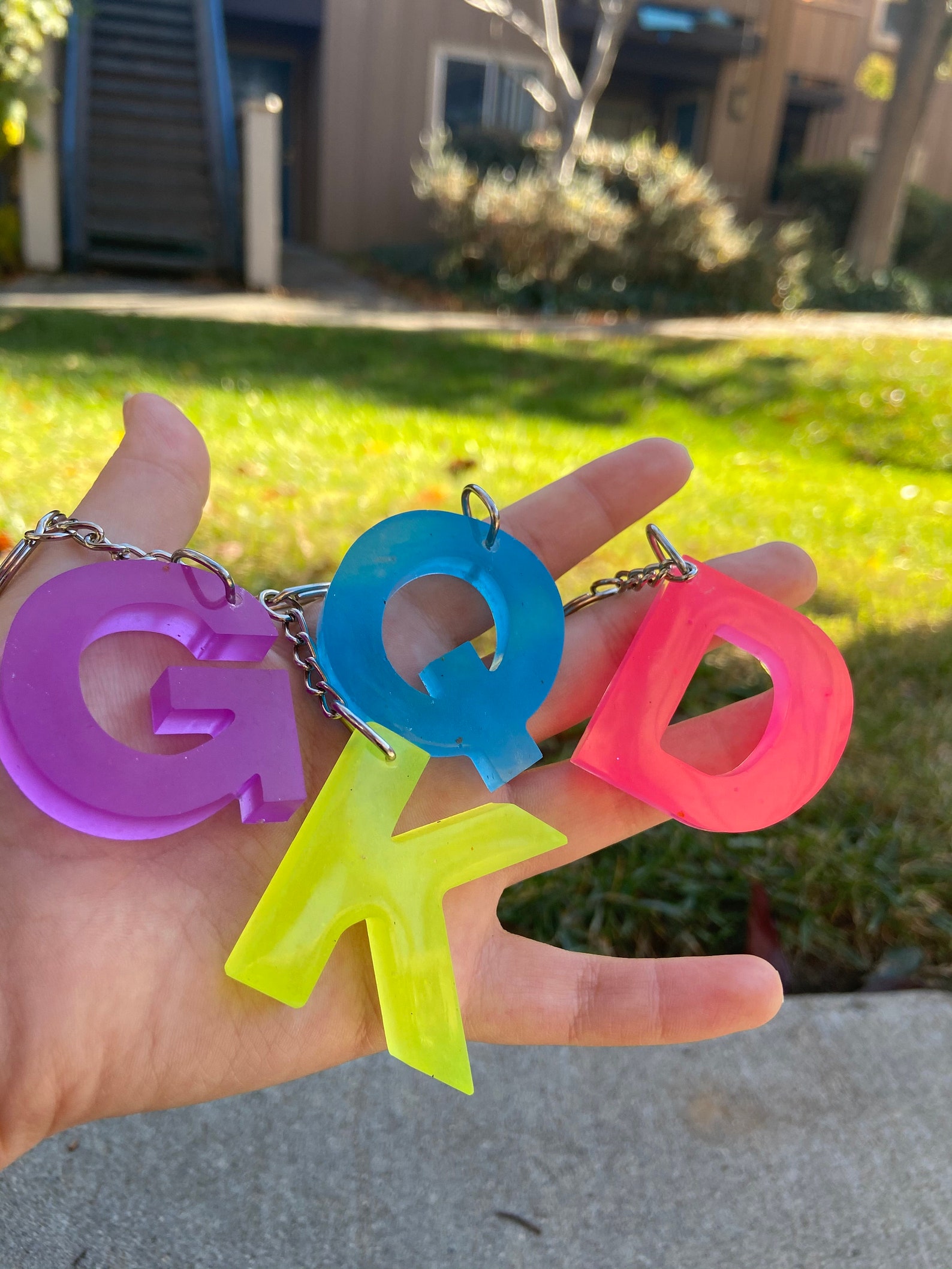 Glow in the Dark Keychain Etsy