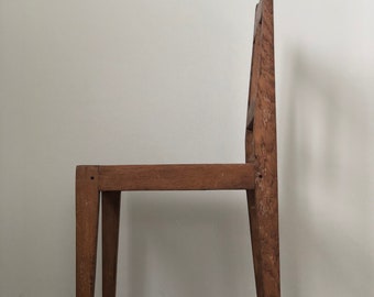 Arts & Crafts Oak Chair J. Van den Bosch For t Binnenhuis The Netherlands 1900s