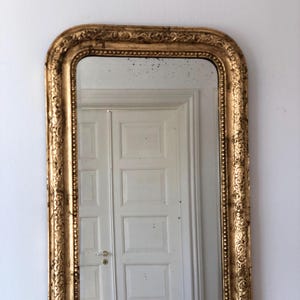 High Quality Antique Louis Philippe Giltwood French Mirror, Late 19th Century