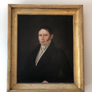 Antique Portrait Painting of a German Gentleman