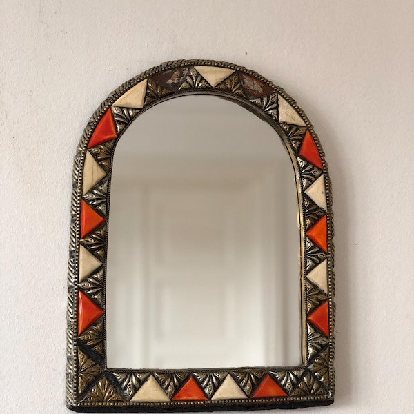 Vintage Moroccan Moorish Wall Mirror