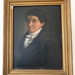 Antique Portrait Painting of a Gentleman of the Coburg Elite