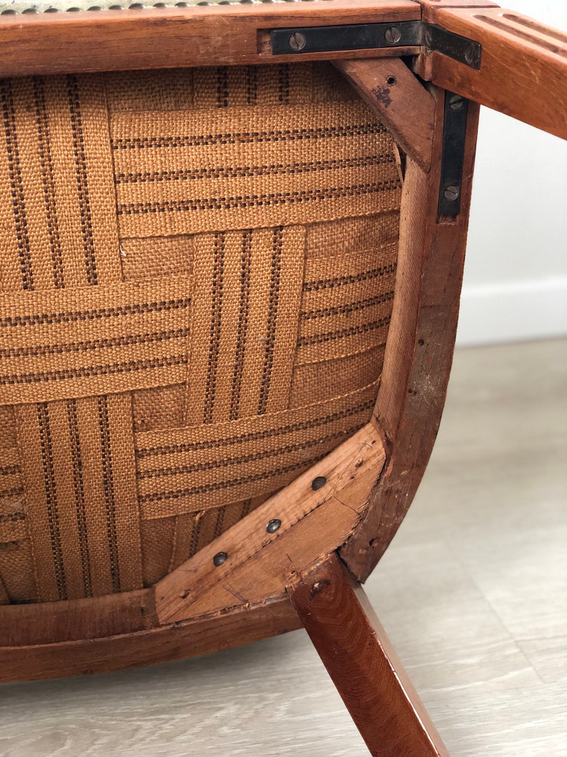 A Pair of Antique Elm Wood Louis XVI Chair 1780 zdjęcie 10