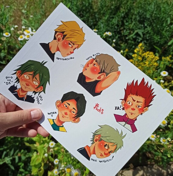 haikyuu haikyuu sticker packmiya atsumu miya osamu tendo etsy
