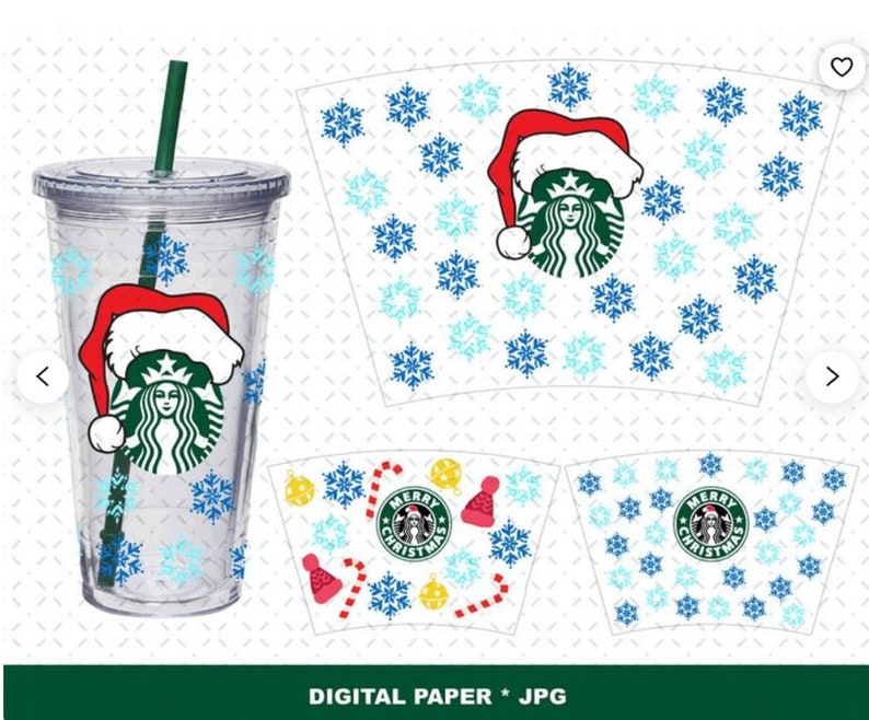 Download 350 Starbucks Wrap Svg Bundle 2.0 Files For Cricut | Etsy