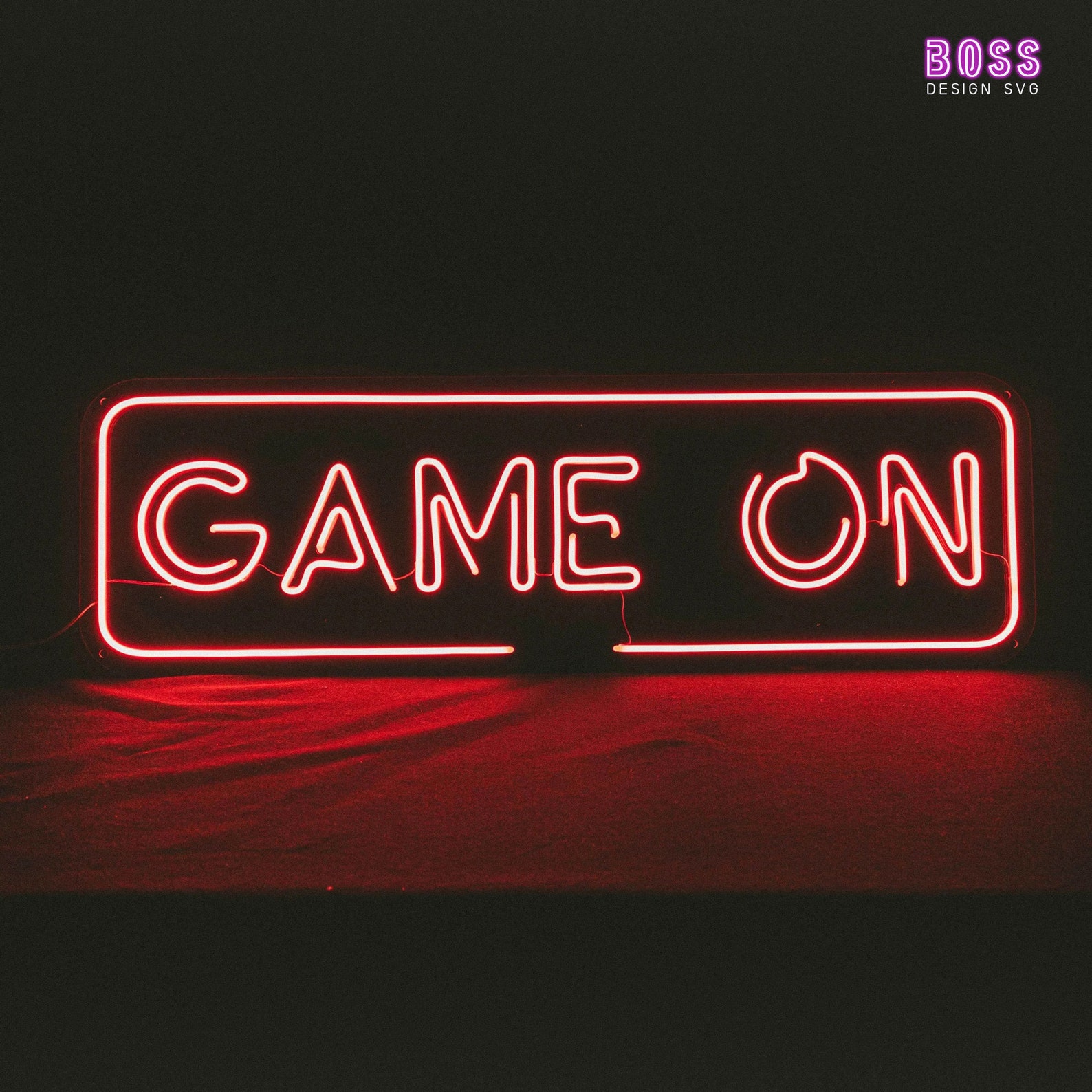 Game on Neon Sign Custom Neon Sign Neon Sign Wall Decor - Etsy