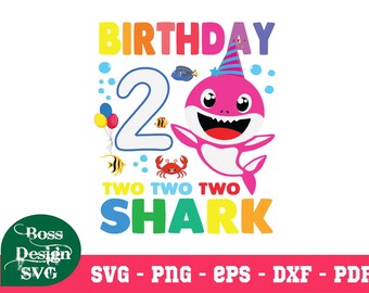 Shark Birthday Svg Etsy Shark Birthday Svg Etsy