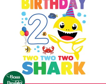 Shark Birthday Svg Etsy Shark Birthday Svg Etsy