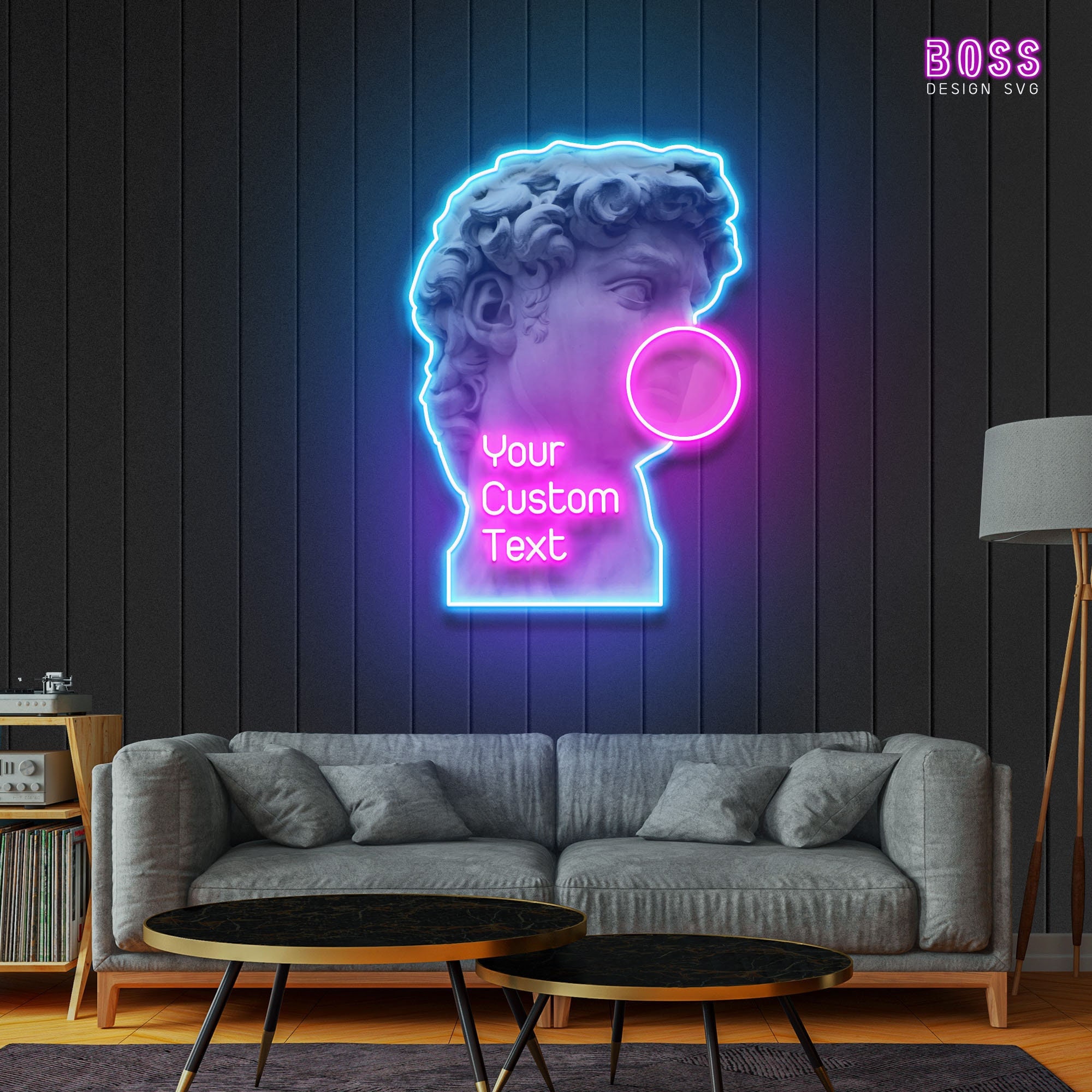 Neon Sign Acrylic Artwork is This Art Neon Sign Custom Neon Etsy