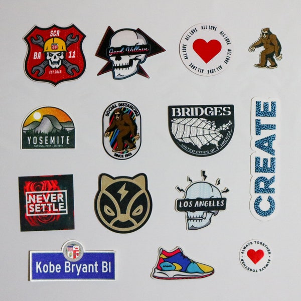 Dog Iron on Hat Patches Etsy