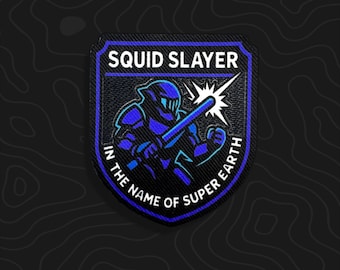 SQUID SLAYER – Tactical Morale Patch - Helldivers 2 inspired patch