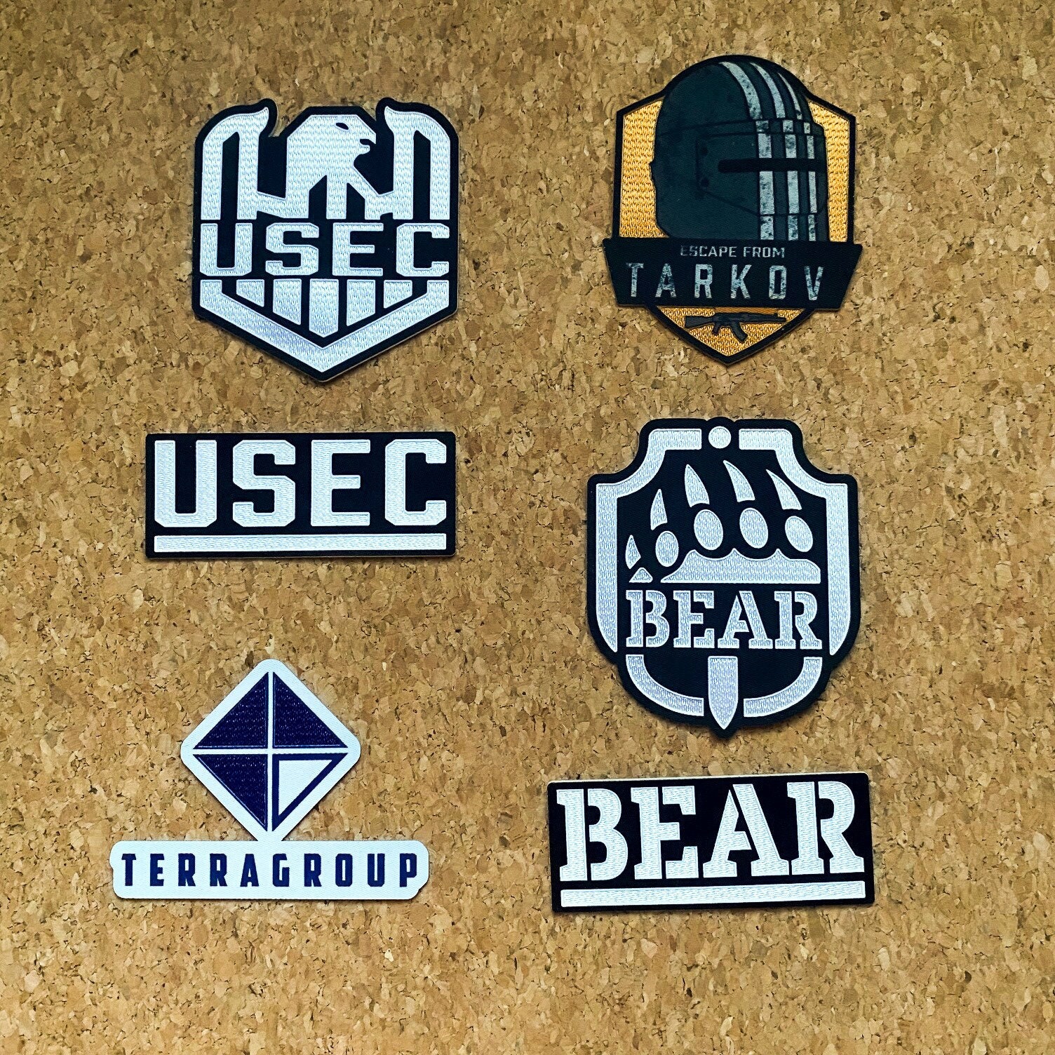 USEC anddog tag set #gaming Escape from Tarkov morale patch set including BEAR 