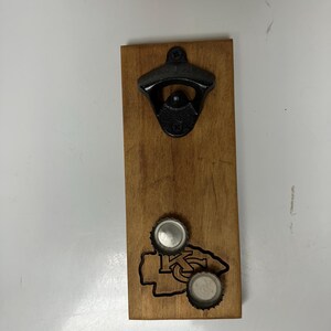 Kansas City Chiefs Magnetic Bottle Opener: Personalized Bar Decor image 2
