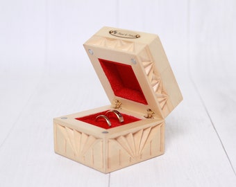 boho ring box
