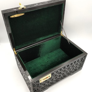 Lockable adult toy box large size, Gift Sex toy box with lock, Sexy gift for him, Adult toy storage, Sex furniture, Handmade - Any size