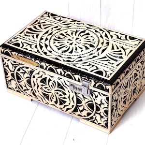 Personalized Wooden Keepsake Box | Engraved Memory Chest | Custom Jewelry Storage Box | Handmade Gift for Him or Her