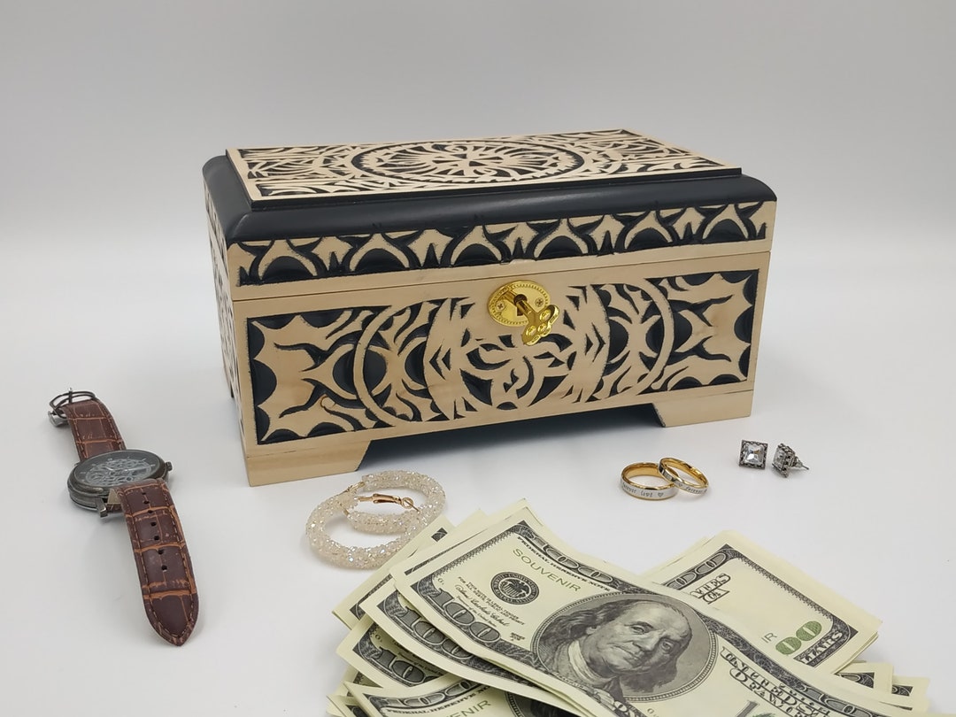 Jewerly Box Trinket Box Small Jewelry Lock Box Storage Etsy